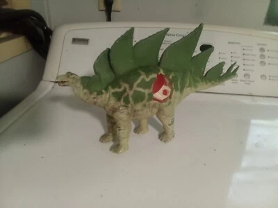 Parque Jurásico STEGOSAURUS JP07 Daño de Batalla (1993) Kenner (Falta Enchufe) Foto 1 de 2