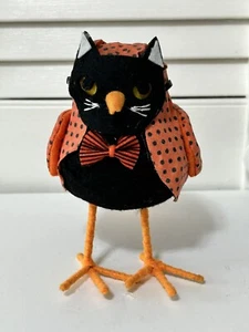 Target Halloween Amigos Plumosos Pájaro en Gato Máscara Mascarada Naranja/Negro - Imagen 1 de 8