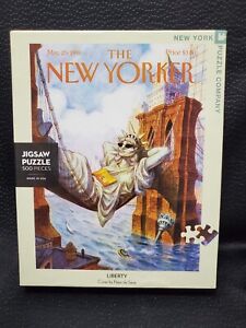 The New Yorker Liberty 500 Piece Jigsaw New York Puzzle Company Statue of  A+