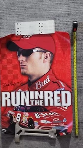 ✅️Vintage Nascar Earnhardt Jr. "Run In The Red" Budweiser 26" x 18" Poster 2001 - Picture 1 of 2