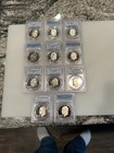 1971-78 Ike Dollar 11 Coin Set, Pcgs Proof 69 Dcam hand picked ship free