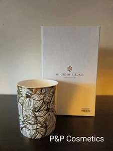 Rituals Luxury Porcelain Candle Holder - Golden Leaves - Picture 1 of 2
