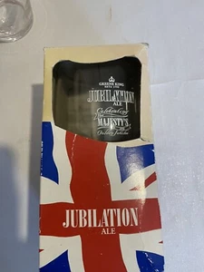 RARE ITEM- BNIB Greene King Brewery Jubilee Ale Edition Pint Glass - Picture 1 of 5