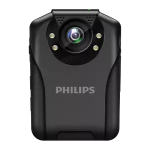 Philips Body Worn Camera Night Vision 1296P HD Law Enforcement Recorder VTR8201 - Imagen 1 de 8