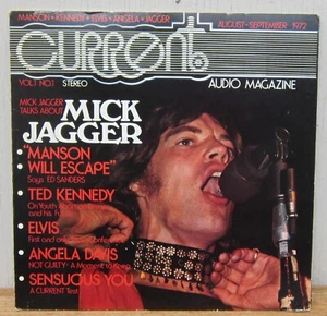 MICK JAGGER Elvis Presley CURRENT AUDIO MAGAZINE Aug/Sept 1972 LP Vol 1 No 1 - Bild 1 von 3
