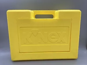 Vintage K'NEX KNEX große gelbe Hartplastik Tragetasche Aufbewahrungsbox 1997 - Bild 1 von 5