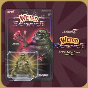 Weird Science Toad Chet Film Color Edition 3.75inch Hanging Card Collectible Toy - Picture 1 of 2