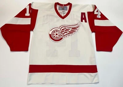 Camiseta deportiva de hockey CCM Detroit Red Wings SHANAHAN #14 NHL blanca para hombre M cosida a Canadá Foto 1 de 4