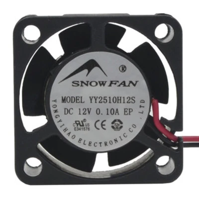 2.5cm 2510 oil-bearing DC cooling fan YY2510H12S 12V 0.10A - Image 1 of 4