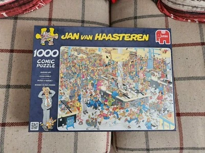 Jumbo Jan Van Haasteren Queued Up 1000 Piece Puzzle BRAND NEW SEALED - image 1 of 3