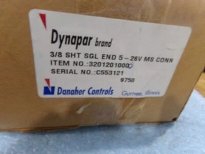 Dynapar Model: 32012010000. 3/8 SHT SGL END 5 - 26V MC Con. New Old Stock - Picture 1 of 2