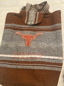 Texas Longhorns UT Woven backpack Cinch bag drawstring - Picture 1 of 8
