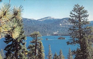 Camp Oljato Huntington lake View Boy Scouts of America Postcard BS11 - Picture 1 of 2