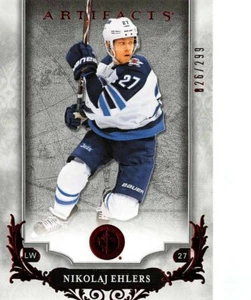 2018-19 Artifacts Ruby #43 Nikolaj Ehlers /299 - Picture 1 of 2