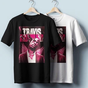 Travis Scott Style T-Shirt – Travis Inspired Graphic | Unisex Heavy Cotton - Picture 1 of 4