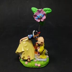 Walt Disney Resin Schneewittchen küssende Dopey Figur - Vintage - selten - Bild 1 von 4