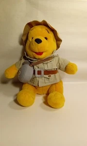 Disney Winnie the Pooh Safari Explorer Plush Toy 9" - Picture 1 of 10