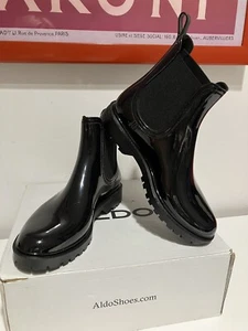ALDO Gummistiefeletten Gr 38 Damen Stiefeletten Boots Chelsea Schwarz TOP! - Bild 1 von 22