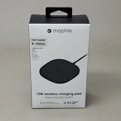MOPHIE 15W Wireless Charging Pad w/ Cloudera Branding Fast Charge Black 40130590 - Image 1 of 4