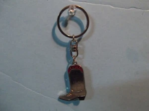 Einzigartiges Sammlerstück Schlüsselanhänger 2" Zoll" Metall Cowboystiefel/Flaschenöffner - Bild 1 von 6