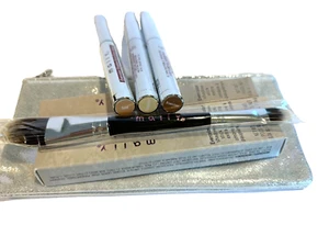 Mally Evercolor Shadow Sticks SAND, CHAMPAGNE, BROWNSTONE  NIB  Bag & Brush - Picture 1 of 4