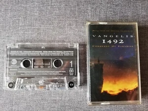 VANGELIS - 1492 CONQUEST OF PARADISE .               Cassette Tape. - Picture 1 of 3