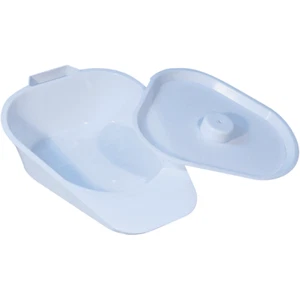 Slipper Bed Pan and Lid Toilet Healthcare Bedpan Reduce Odour Urine Spillage New - Picture 1 of 1