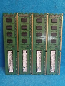 Samsung 4GB (4X1GB)  PC3-10600U M378B2873FH0-CH9  Ram Memory  - Picture 1 of 2
