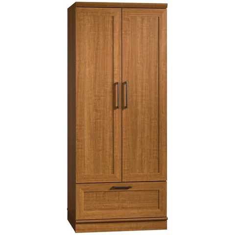Sauder HomePlus Wardrobe Armoire in Sienna Oak Finish Cover