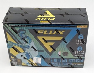 Factory Sealed 6 Pack Mega Box 2022-23 Panini Flux NBA Basketball Cards