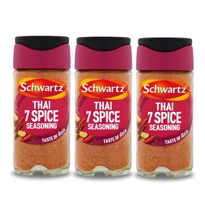 Schwartz Thai 7 Spice Seasoning Jar, Herbs, Spice & Seasoning 52g - 3 PACK - Picture 1 of 5