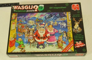 "Elf Inspection!" WASGIJ #17 Christmas Jigsaw Puzzle (2 x 1000) COMPLETE - Picture 1 of 6