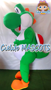 Yoshi Mascot Costume Yoshi of mario bros cosplay botarga Cielito MASCOTS