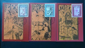religious art set of 3 maximum cards 1969 Andorra ref 68469 - Bild 1 von 1