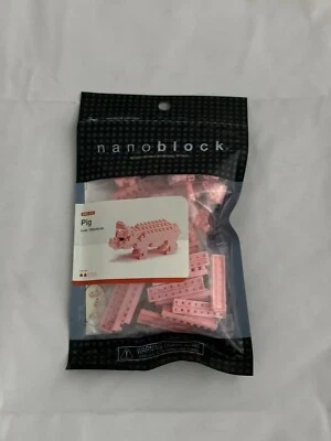 Nanoblock - PIG - Micro-sized Building Block - Lvl 2 - NEW Sealed - Image 1 of 4