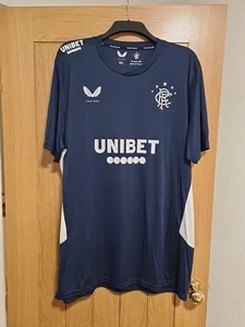 Camisa de Entrenamiento Glasgow Rangers de Castore Talla 3XL Calce Grande y Alto. - Imagen 1 de 7
