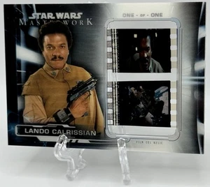 Lando Calrissian 2019 Topps Star Wars Masterwork - Trilogy Film Cel Relic 1/1! - Picture 1 of 2