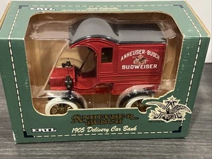 ERTL VINTAGE BUDWEISER ANHEUSER BUSCH 1905 DELIVERY CAR BANK - New In Box - Picture 1 of 7