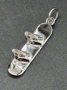 Rembrandt Snowboard Charm Anhänger Sterlingsilber 2331 Neu mit Etikett - Bild 1 von 4