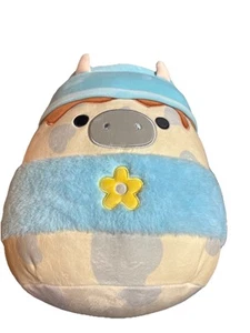 Squishmallows - Mucca grigia (11,8 pollici) senza etichetta - Foto 1 di 9