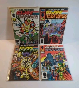 G.I. Joe & The Transformers #1-4 (Marvel, 1987) Limited Series 1 2 3 4 - Picture 1 of 5