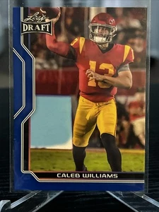 2023 Leaf Draft BLUE Caleb Williams #B1-2 USC ROOKIE Card! - Picture 1 of 6
