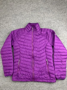 Columbia Jacket Womens Large Purple Omni-Heat Puffer Lightweight Full Zip Warm - Picture 1 of 9