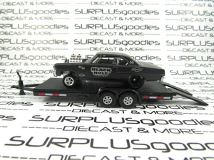 Hot Wheels 1:64 LOOSE 1966 '66 CHEVROLET NOVA GASSER Black Hole w/Car Trailer - Picture 1 of 9