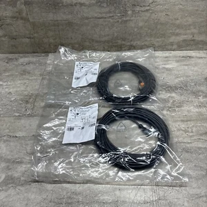 Cantidad 2 Automation Direct / IFM EVC180 ángulo recto 4 pines M12 DC micro juego de cables, 10 m - Imagen 1 de 8
