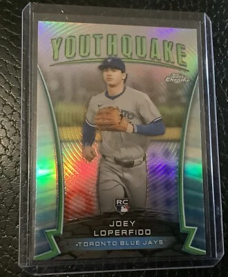 2024 Topps Chrome Update #YQ-71 Joey Loperfido Youthquake Refractor  - Image 1 of 2