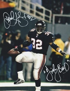 JAMAL ANDERSON ATLANTA FALCONS "DIRTY BIRD" ACTION SIGNED 8x10 - Picture 1 of 1