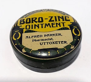Early 1900's - Art Nouveau - BORO ZINC OINTMENT Tin - British - Picture 1 of 3