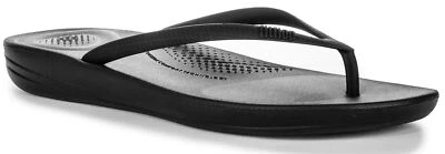 FITFLOP Iqushion Ergonómico Alto Aire Espuma Mujer Sandalia Todo Negro GB 3 - - Imagen 1 de 4