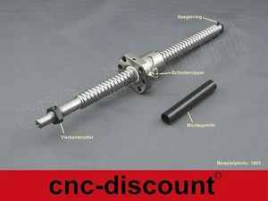 Husillo de bolas 1605 x 850 mm completo CNC fresadora husillo cojinete fijo cojinete suelto - Imagen 1 de 2